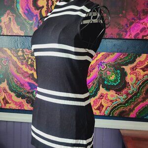 Elle ~ Sz Xsm ~ Horizontal Stripe ~ Sleeveless Top ~ NWOT